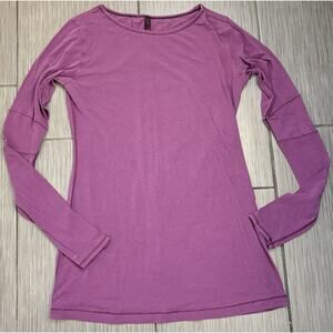 Lululemon Women’s Purple Long Sleeve T-shirt Size 8 Lightweight